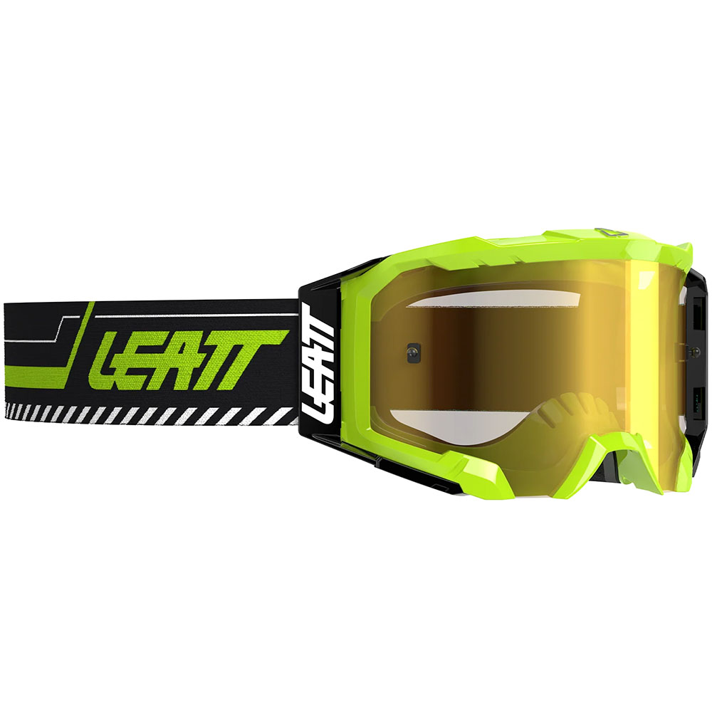 Leatt Velocity 5.5 Iriz Neon Yellow Bronze 68% очки для мотокросса и эндуро