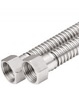 Подводка для газа 1/2''х2.5 м, г-г, сильфон, AquaLink