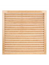 Экран для радиатора, ПВХ, 600х600 мм, дуб, Viento