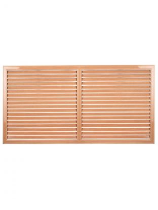 Экран для радиатора, ПВХ, 1200х600 мм, вишня, Viento