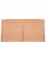 Экран для радиатора, ПВХ, 1200х600 мм, вишня, Viento