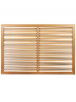 Экран для радиатора, ПВХ, 900х600 мм, вишня, Viento