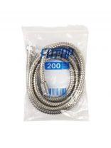 Шланг для душа, ПВХ, 2 м, полосатый, серый, Fittap