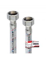 Подводка для воды 1/2"х1.5 м, г-г, сталь, полимер, ProFactor