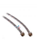 Подводка для воды 1/2"х0.4 м, г-г, латунь, AquaLine