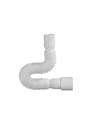 Гофра для сифона 370 мм, 40х40/50, полипропилен, Orio, АС-1001