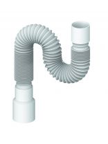 Гофра для сифона 800 мм, 40х40/50, полипропилен, Unicorn, D80