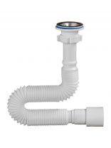 Сифон для мойки, 650 мм, 1" 1/4х40/50, полипропилен, с выпуском, Orio, А-3016