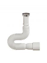 Гофра для сифона 650 мм, 1" 1/4х40/50, полипропилен, с гайкой, Orio, АС-1015М