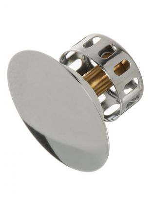 Пробка для выпуска, металл, с корзиной и механизмом клик-клак сифона душевого поддона, d70, h-58.6-68.6мм, Orio, АД-2025-3