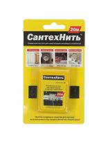 Нить сантехническая 20 м, полиамид, СантехКреп, блистер, 2.1.1