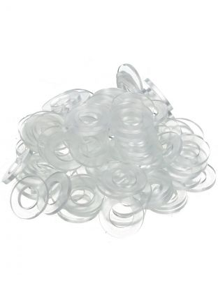 Прокладка сантехническая 100 шт, 1/2'', ПВХ, прозрачная, СантехКреп, 2.11.1