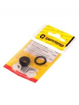 Набор прокладок сантехнических для керамической кран-буксы российского смесителя, СантехКреп, Сантехник №12, 2.7.12