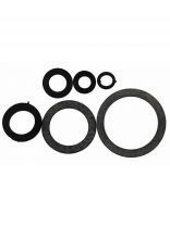 Набор прокладок сантехнических 6 шт, резина, MasterProf, Сантехник №3+, индивидуальная упаковка, ИС.130388