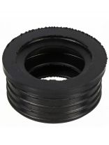 Манжета 123х110 мм, резина, черная, СантехКреп, 2.20.15.