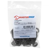 Прокладка сантехническая для воды, 100 шт, 1/2'', резина, MasterProf, пакет, ИС.131086