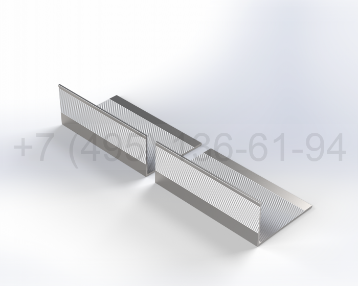 RLS-GU-L-603818 Направляющая RLS L-профиль  60x38x1,8 (6 м)