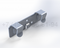Кляммер для керамогранита 10 мм стартовый нерж. (ANSI 430 1,2 мм)