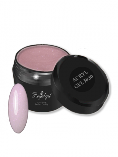 "ACRYL GEL DIAMOND" 30 акрил гель камуфлирующий с блестками