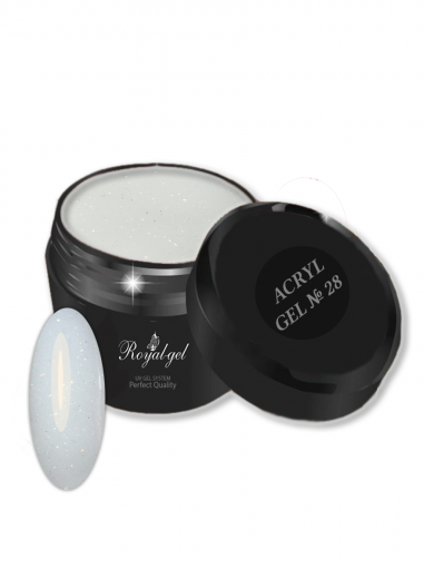 "ACRYL GEL DIAMOND" 28 акрил гель камуфлирующий с блестками