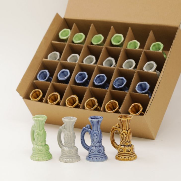 Подсвечник керамический  кувшин  набор, из 24 шт