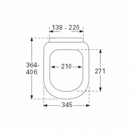 Villeroy&Boch Subway 2.0 сиденье с функцией QuickRelease и SoftClosing цвет: альпийский белый 9M69S101 схема 2