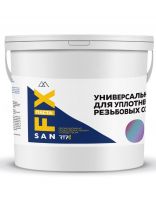 Паста универсальная, 450 мл, для уплотнения резьбовых соединений, графит, Sanfix, ведро, 41675