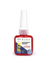 Герметик анаэробный 15 мл, неразборный, высокой прочности, низко-средней вязкости, красный, Sanfix, 40745