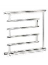 Полотенцесушитель Фокстрот, с полкой, 50х50х1", нержавеющая сталь, с креплением, Aquater, ПМ-1