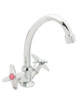 Смеситель для кухни, Frap, с кран-буксой, хром, F4020