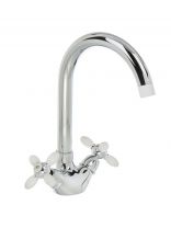 Смеситель для кухни, Aqwin, с кран-буксой, хром, A4471-7