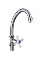 Смеситель для кухни, Эверест, с кран-буксой, для одного типа воды, хром, B41-352