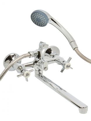 Смеситель для ванны, Aqwin, с кран-буксой, хром, A23-354