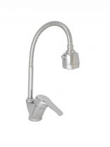 Смеситель для кухни, Gota Rocio, Flex, гибкий излив, с картриджем, хром, 232514-GOTA
