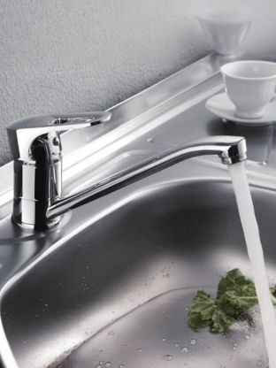 Смеситель для кухни, Frap, с картриджем, хром, F49702-B