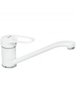 Смеситель для кухни, Frap, с картриджем, белый, F4928-12