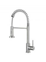 Смеситель для кухни, Stemix, выдвижной излив, с картриджем, SUS 846-014FZ