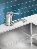 Смеситель для раковины, Juguni, короткий излив, с картриджем, 0402.611