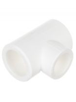 Тройник переходной полипропилен, 32х25х32 мм, белый, Valfex