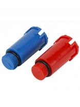 Заглушка комбинированная полипропилен, d20х1/2'', наружная резьба, 2 шт, 50 слоев, Valfex