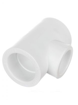Тройник переходной полипропилен, 40х32х40 мм, белый, РосТурПласт