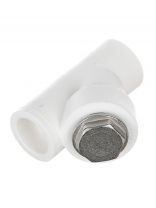 Фильтр полипропилен, d32 мм, 45 °, внутренняя/внутренняя, белый, Valfex