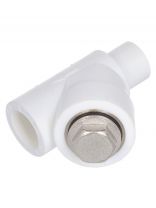 Фильтр полипропилен, d20 мм, 45 °, внутренняя/наружная, белый, РосТурПласт