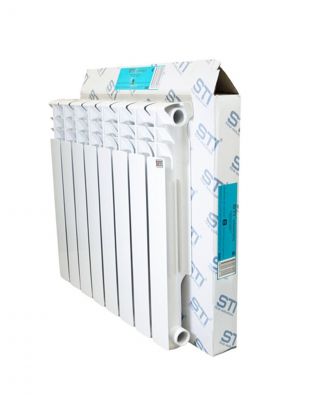 Радиатор алюминий, 500х80 мм, STI, 8 секций