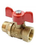 Кран для воды, 1/2'', г-ш, ручка-бабочка, Valfex