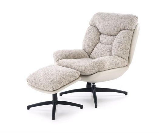 Комплект Halmar KRONOS кресло + подставка для ног