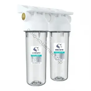 Фильтр магистральнй для очистки холодной воды, двойной корпус 10" KSBP 3/4 DUO UNICORN