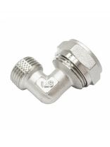 Уголок 20х3/4" мм, наружная резьба, STI