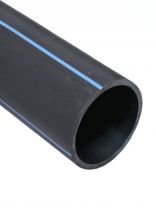 ПНД труба d50х2.9 мм, питьевая с синей полосой, 100 м, Трубы Черноземья