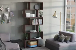 Стеллаж Слим (ш800*г250*в1900мм) Венге